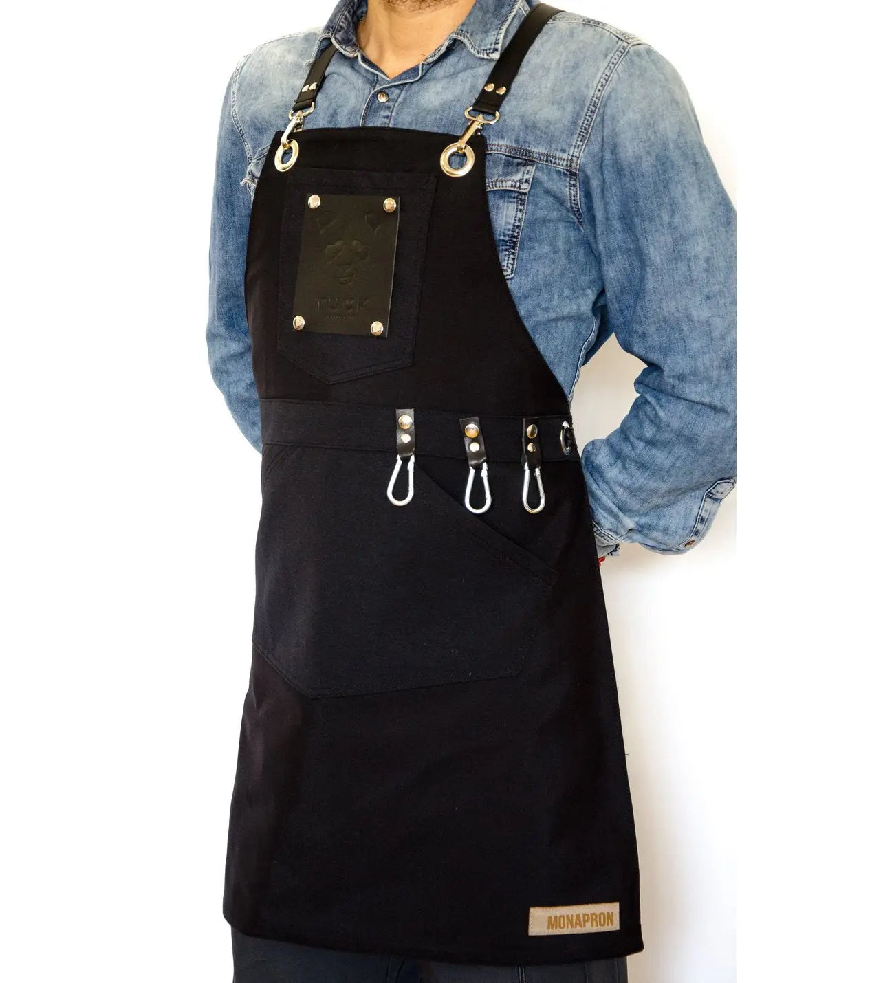 apron - önlük - 16 Masaccio Black Apron - Monapron