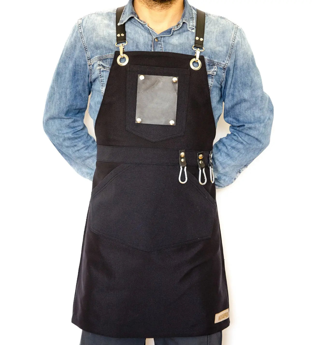 apron - önlük - 16 Masaccio Black Apron - Monapron