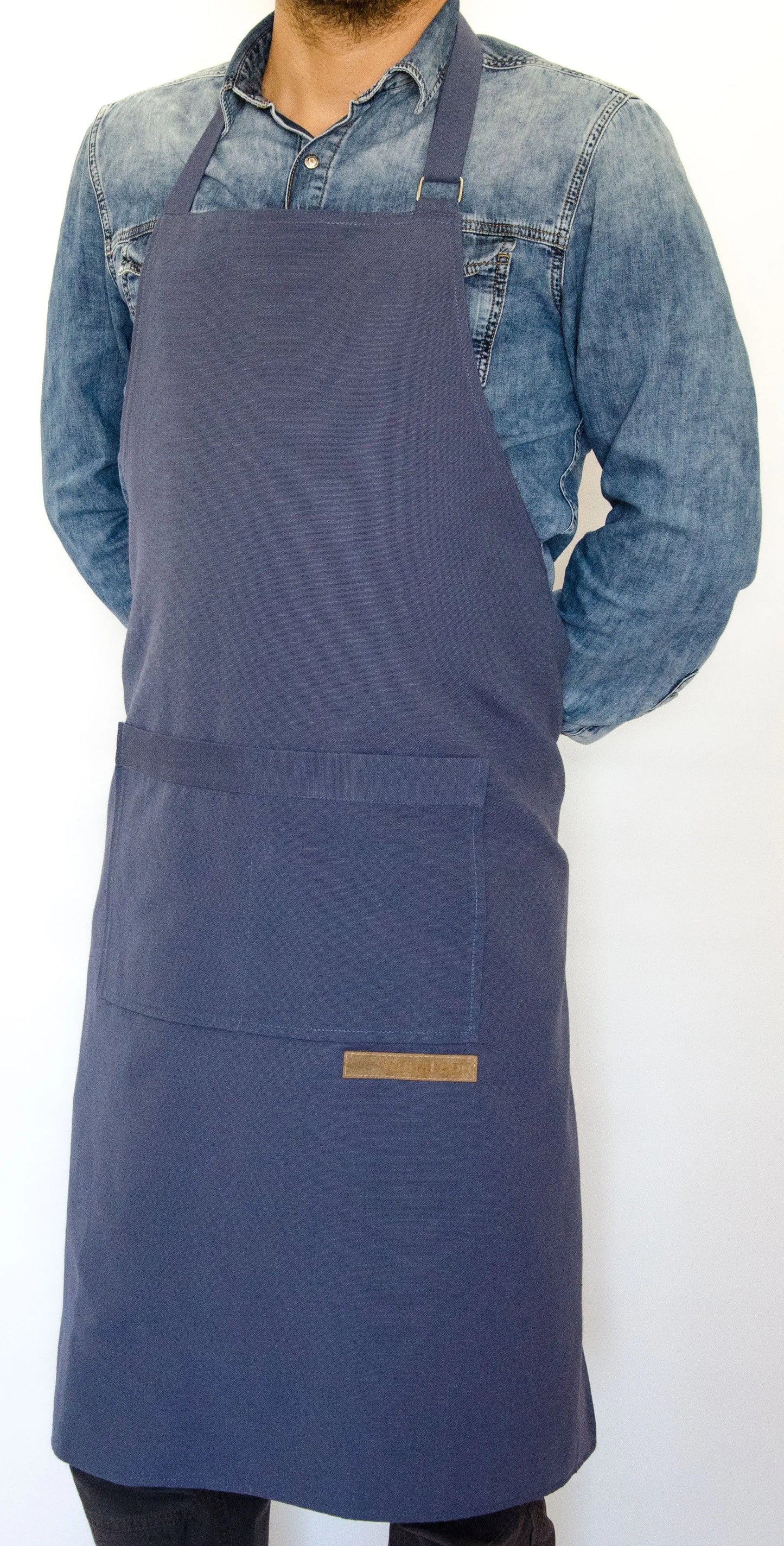 apron - önlük - 50 Matratci Chef Navy Apron - Monapron