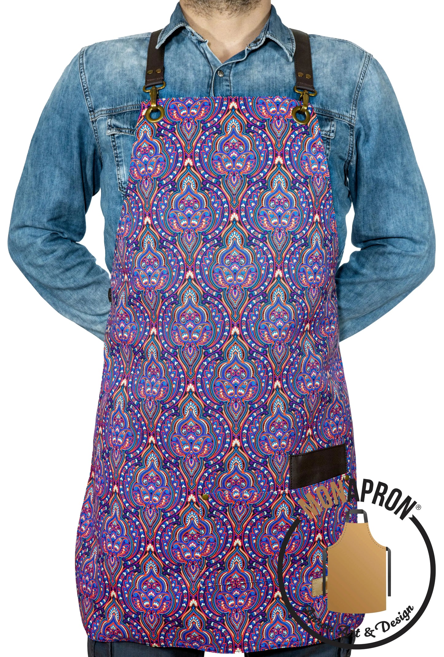 apron - önlük - 86 Chekhov Vegan Leather Apron - Monapron