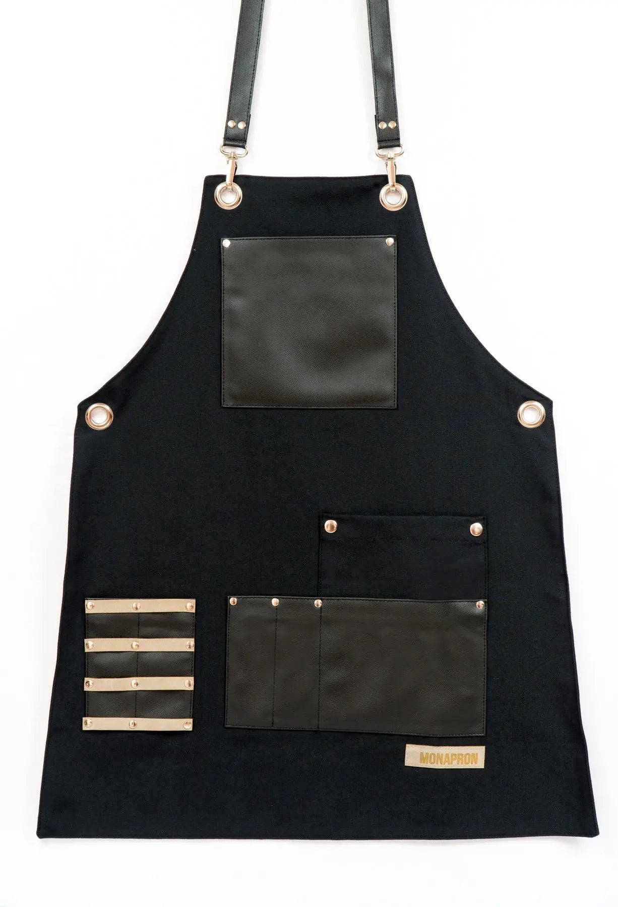 apron - önlük - 09 Titian Black Apron - Monapron