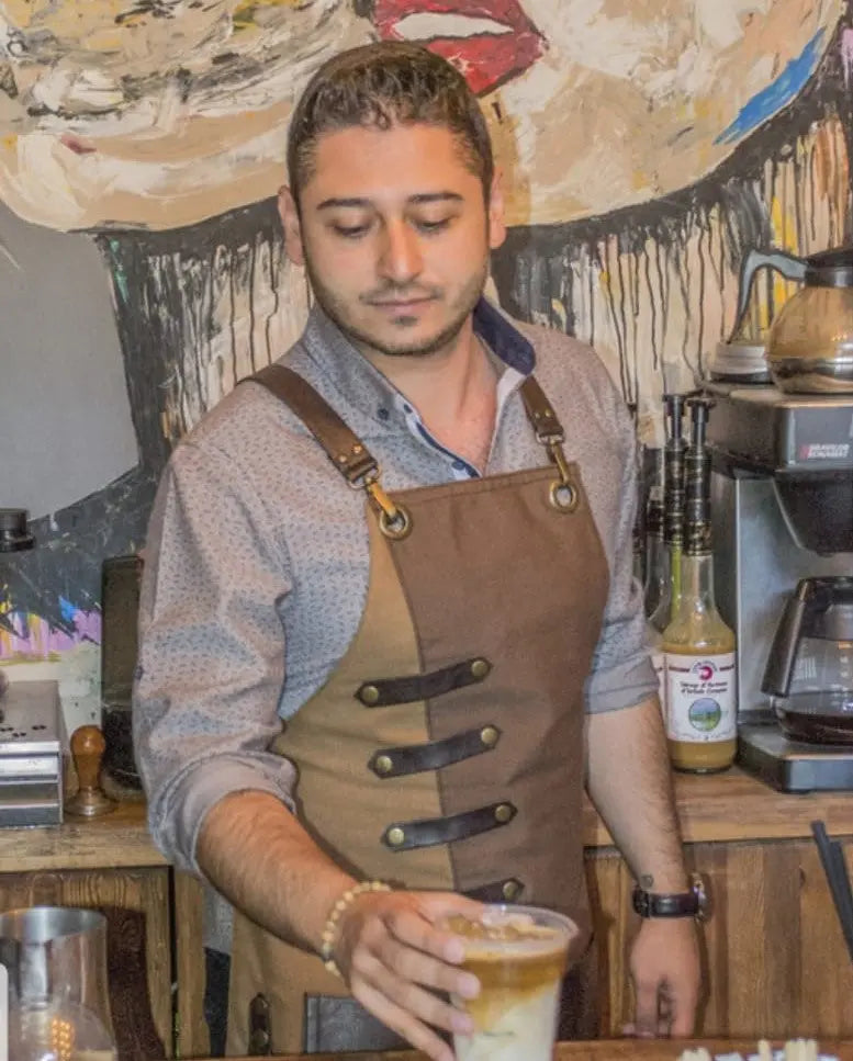 apron - önlük - 02 Miro Brown Apron - Monapron