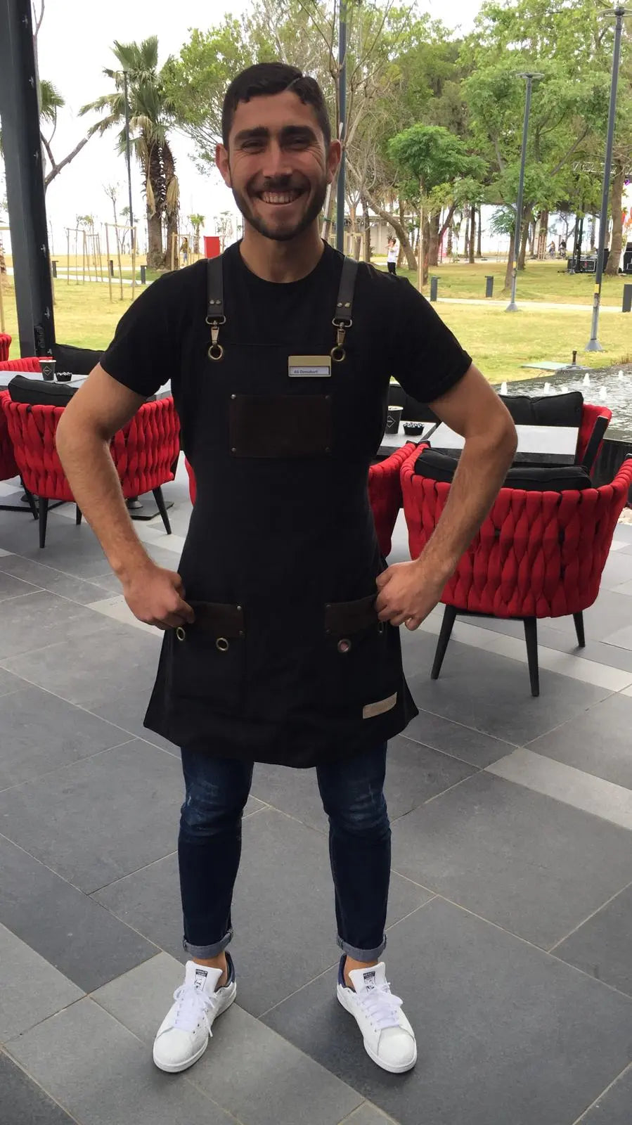 apron - önlük - 18 Ronsard Black Apron - Monapron