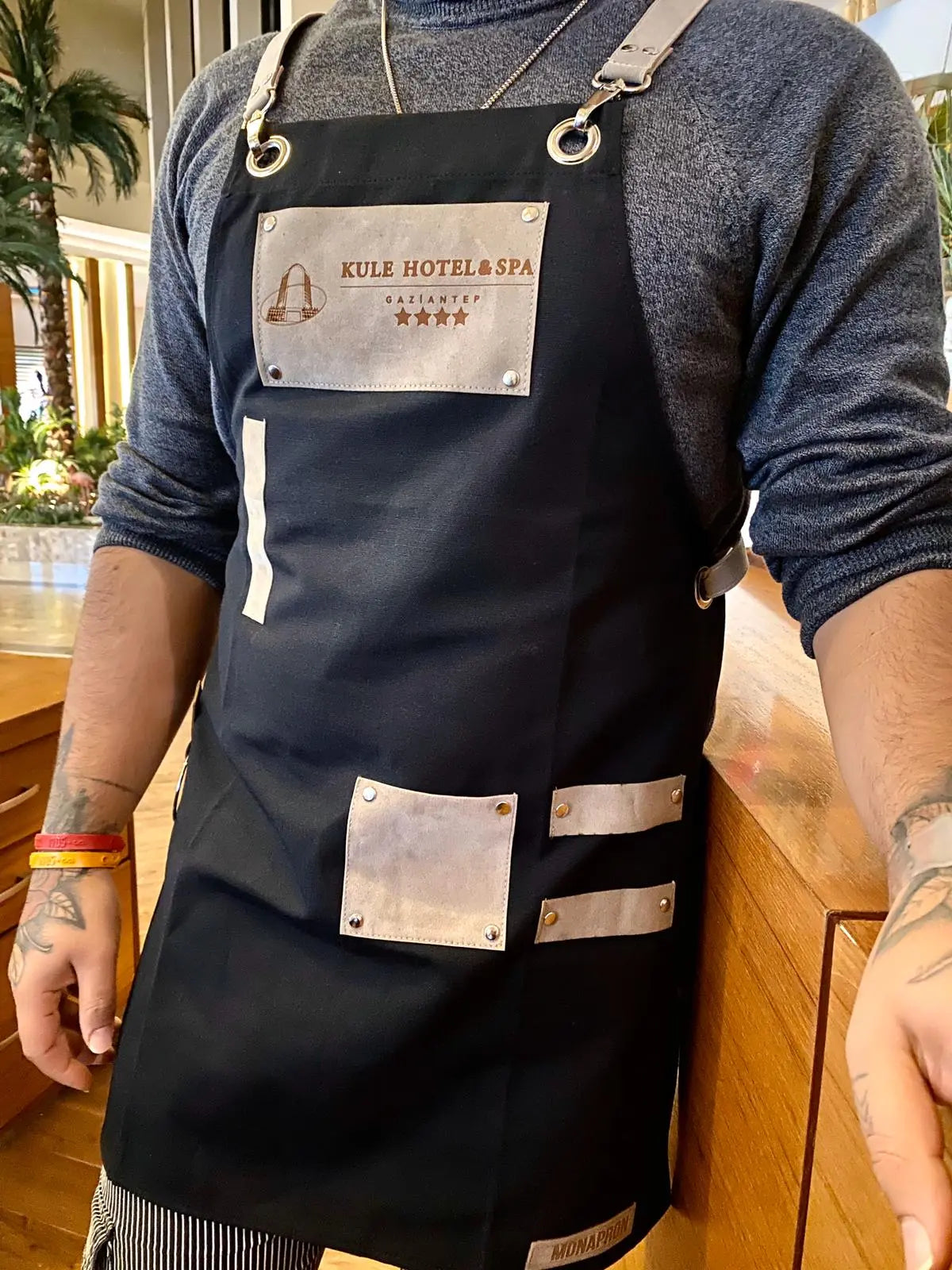 apron - önlük - 06 Ghiberti Purple Apron - Monapron