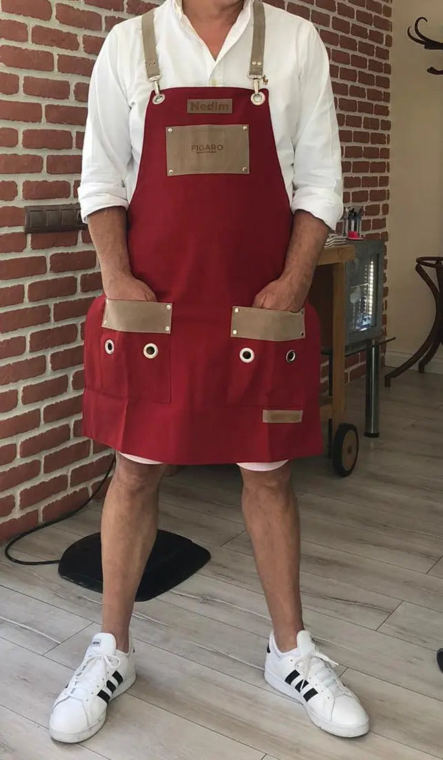 apron - önlük - 18 Ronsard Red Apron - Monapron