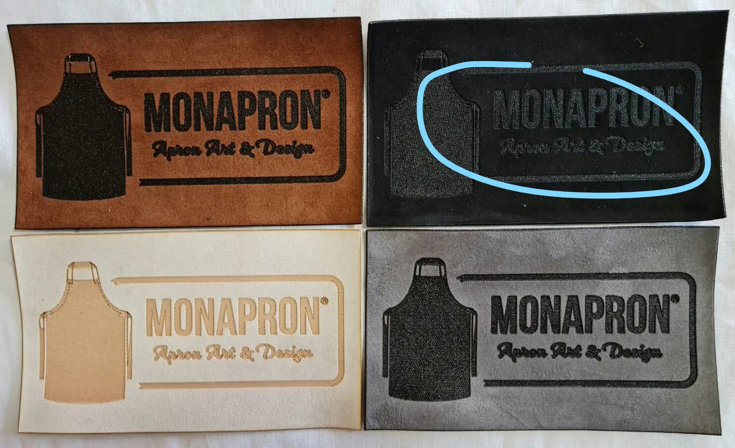01 Leonardo Grey Apron - Monapron