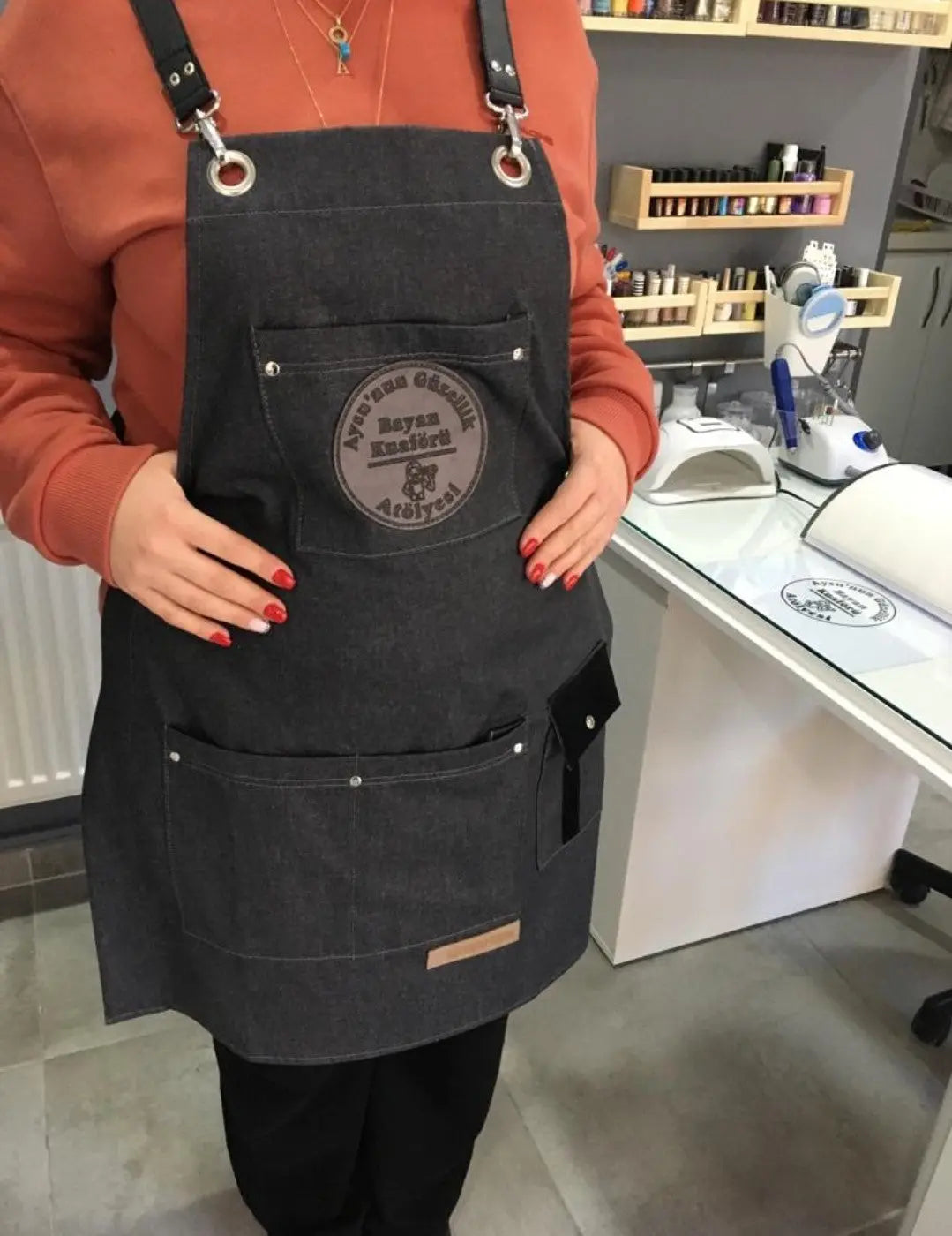 apron - önlük - 13 Mantegna Denim Apron - Monapron