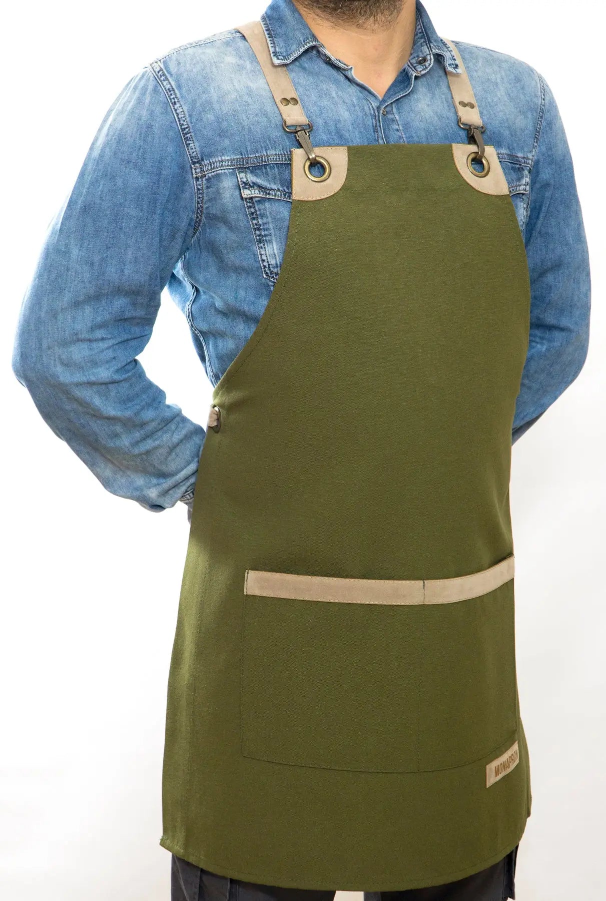 apron - önlük - 15 Bellini Green Apron - Monapron