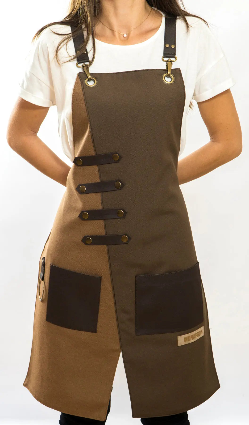 apron - önlük - 02 Miro Brown Apron - Monapron