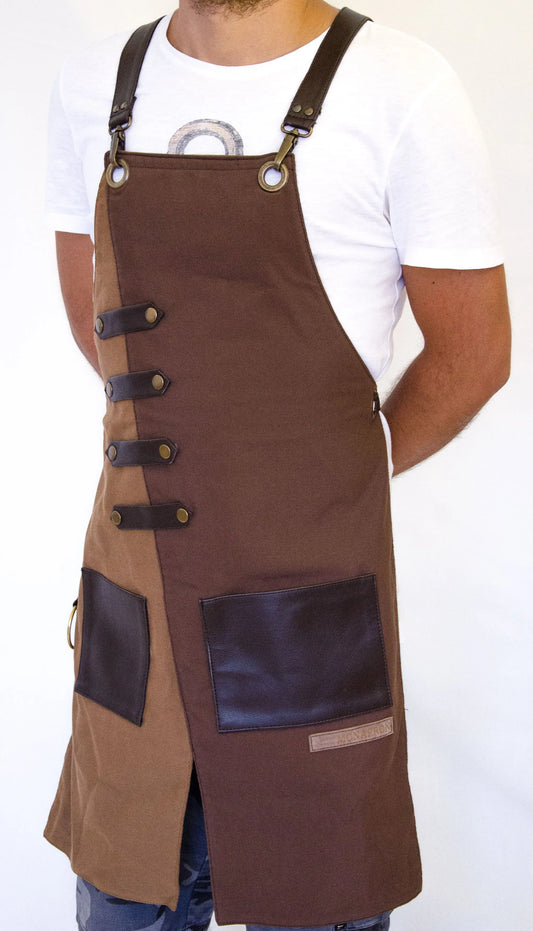 apron - önlük - 02 Miro Brown Apron - Monapron
