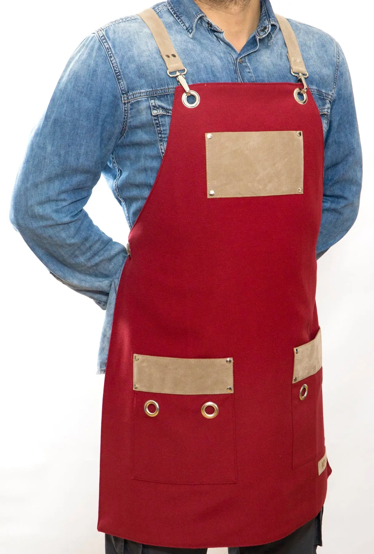 apron - önlük - 18 Ronsard Red Apron - Monapron