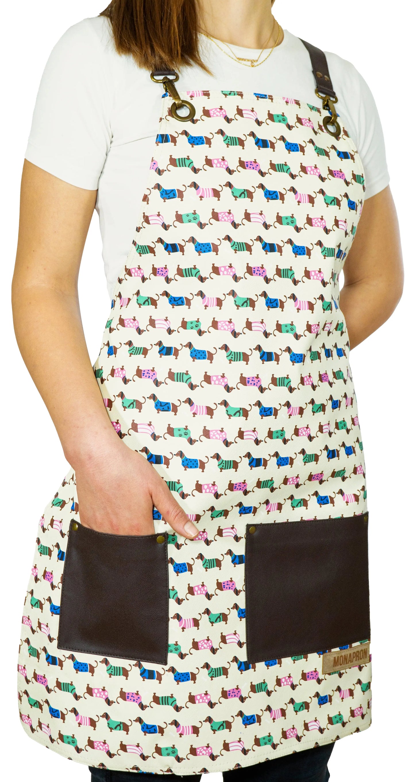 apron - önlük - 87 Eliot Vegan Leather Apron - Monapron