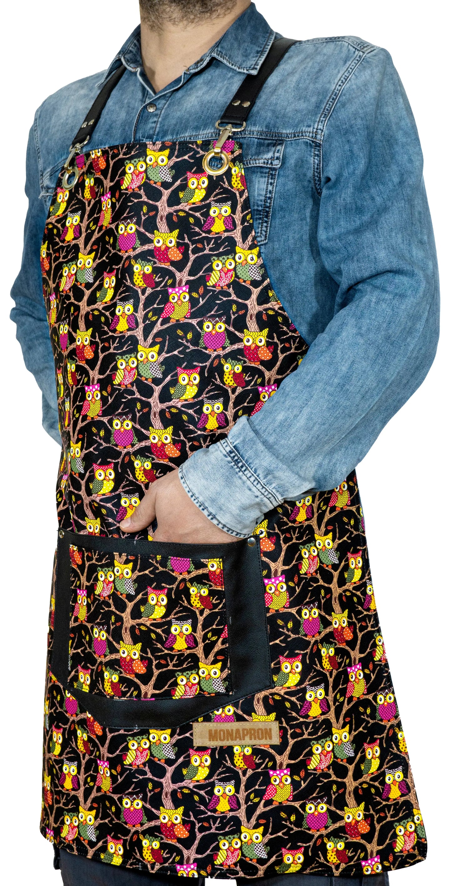 apron - önlük - 80 Tolstoy Vegan Leather Apron - Monapron