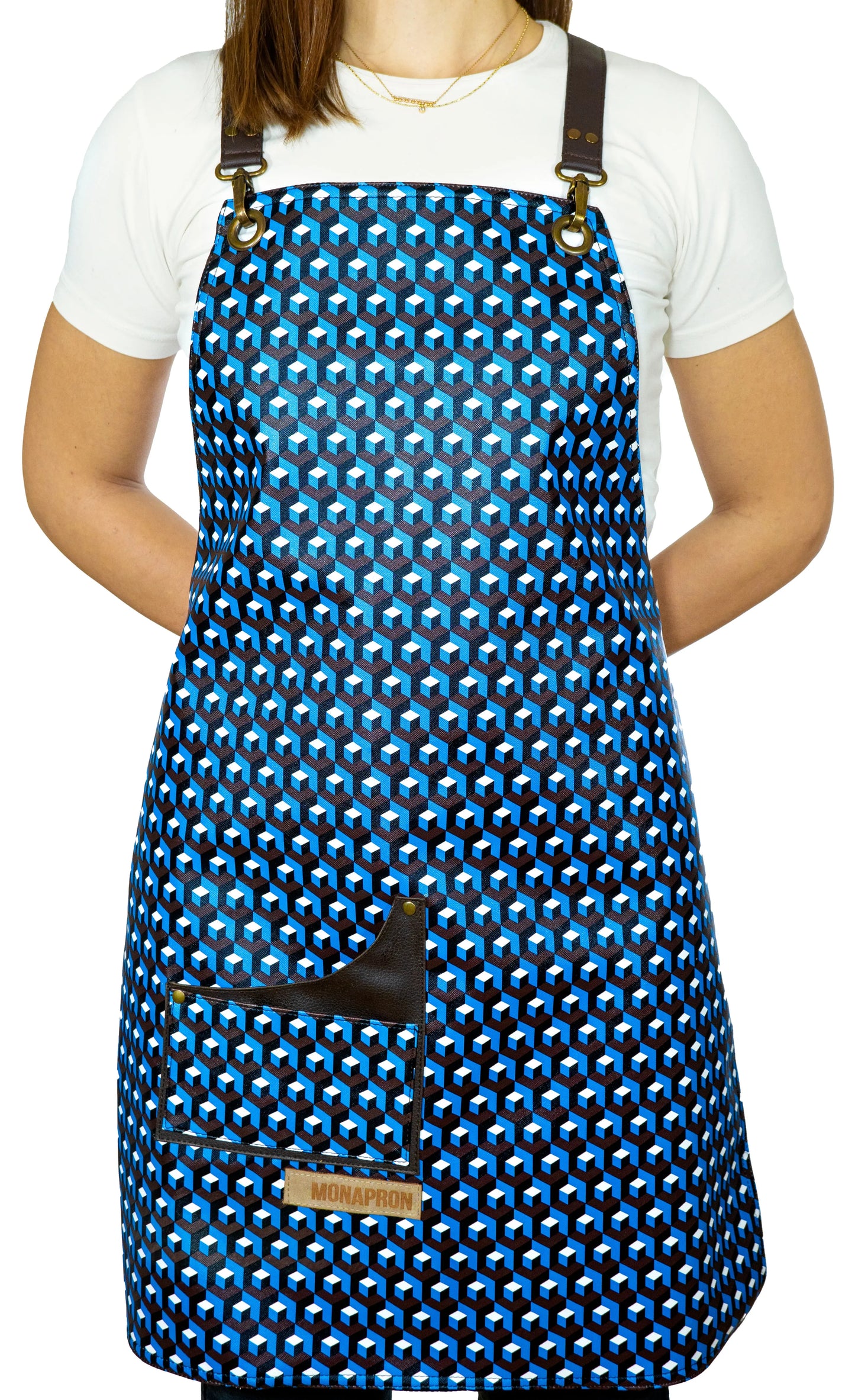 apron - önlük - 88 Kafka Vegan Leather Apron - Monapron