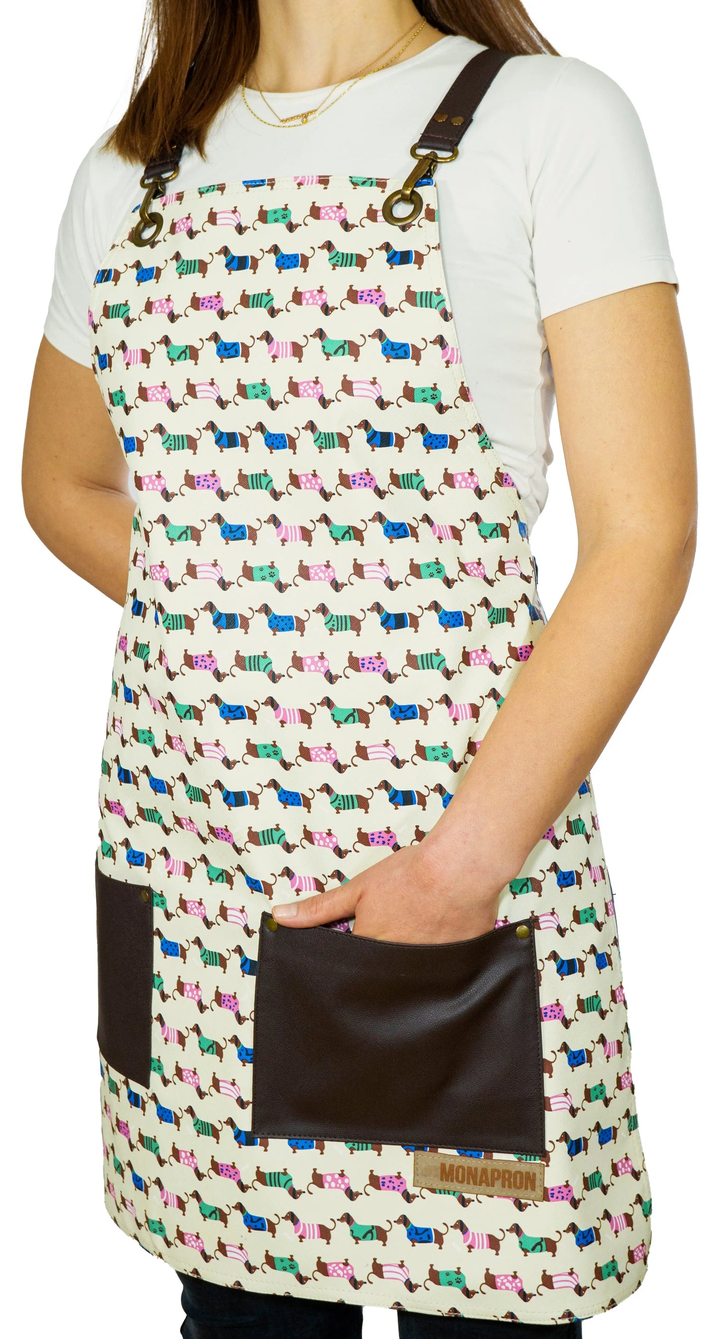 apron - önlük - 87 Eliot Vegan Leather Apron - Monapron