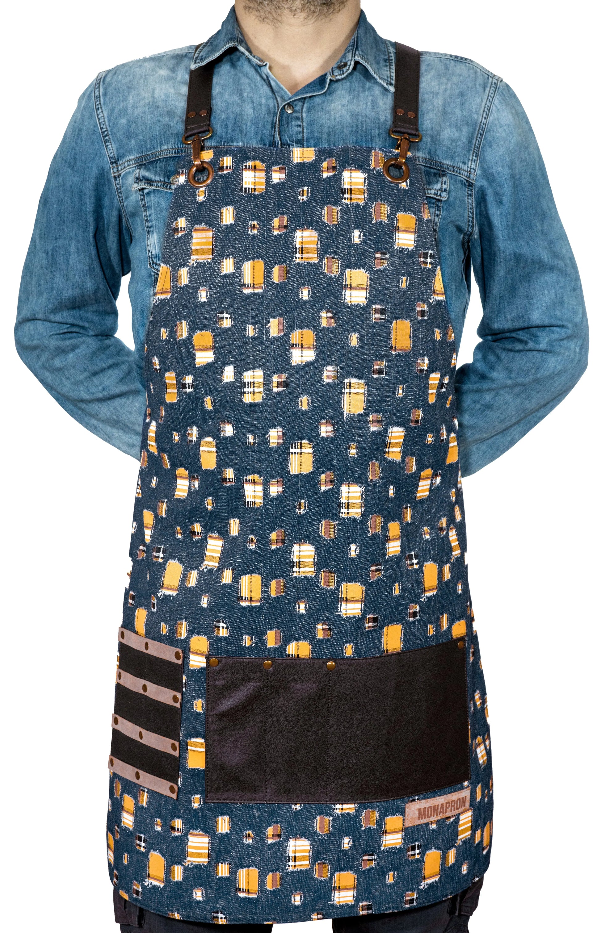 apron - önlük - 85 Dickens Vegan Leather Apron - Monapron