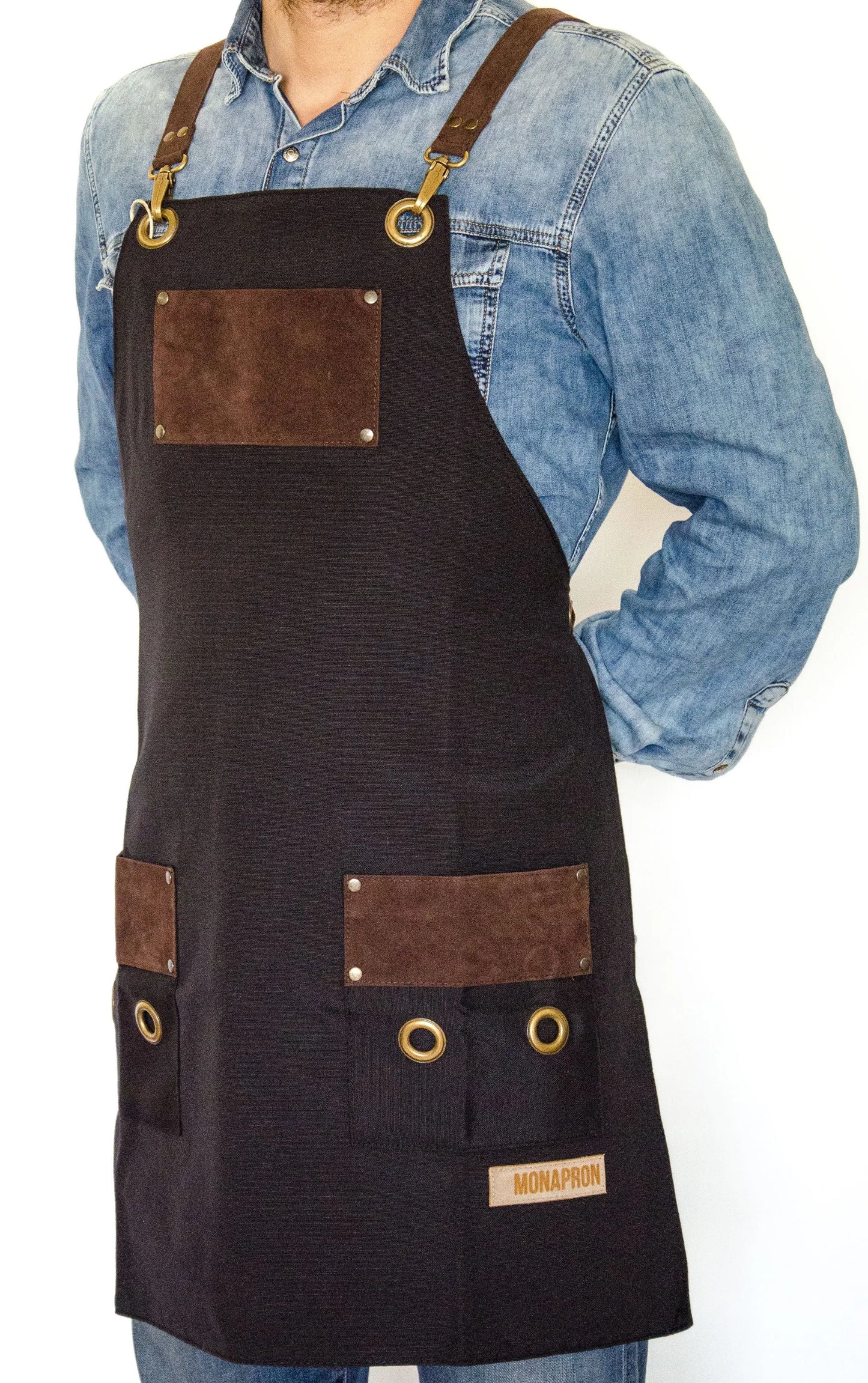 apron - önlük - 18 Ronsard Black Apron - Monapron
