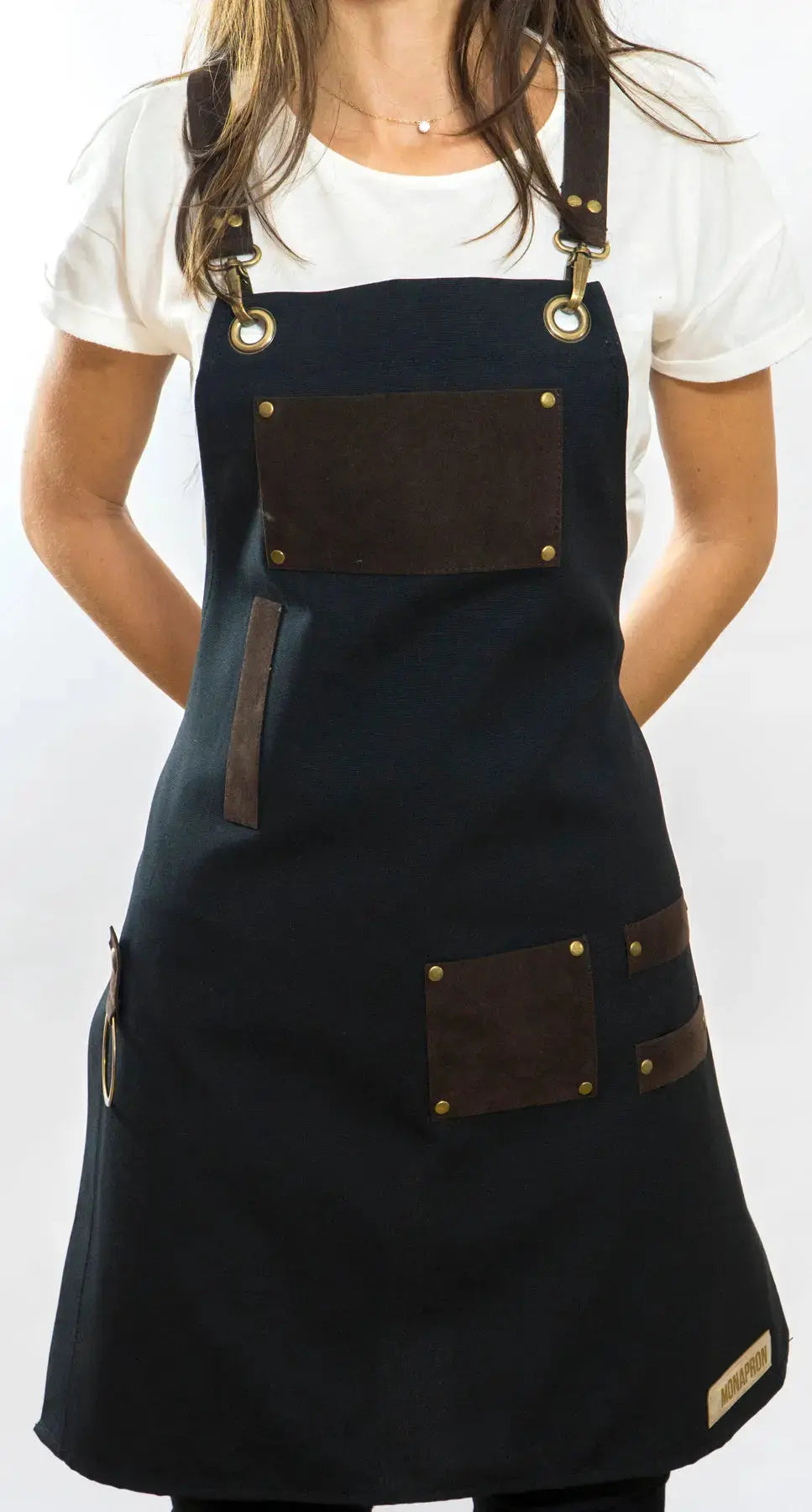 apron - önlük - 06 Ghiberti Black Apron - Monapron