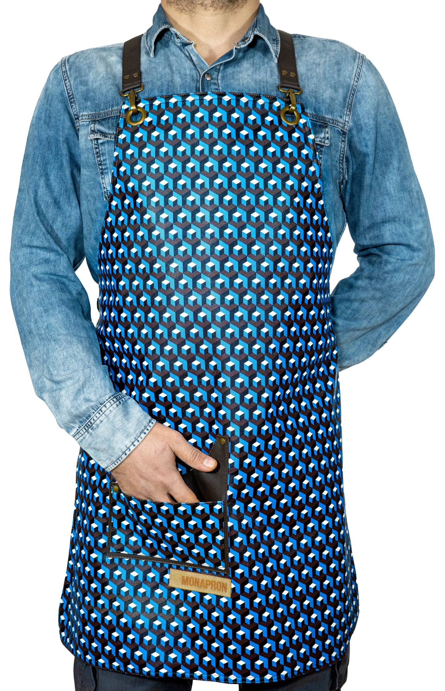 apron - önlük - 88 Kafka Vegan Leather Apron - Monapron