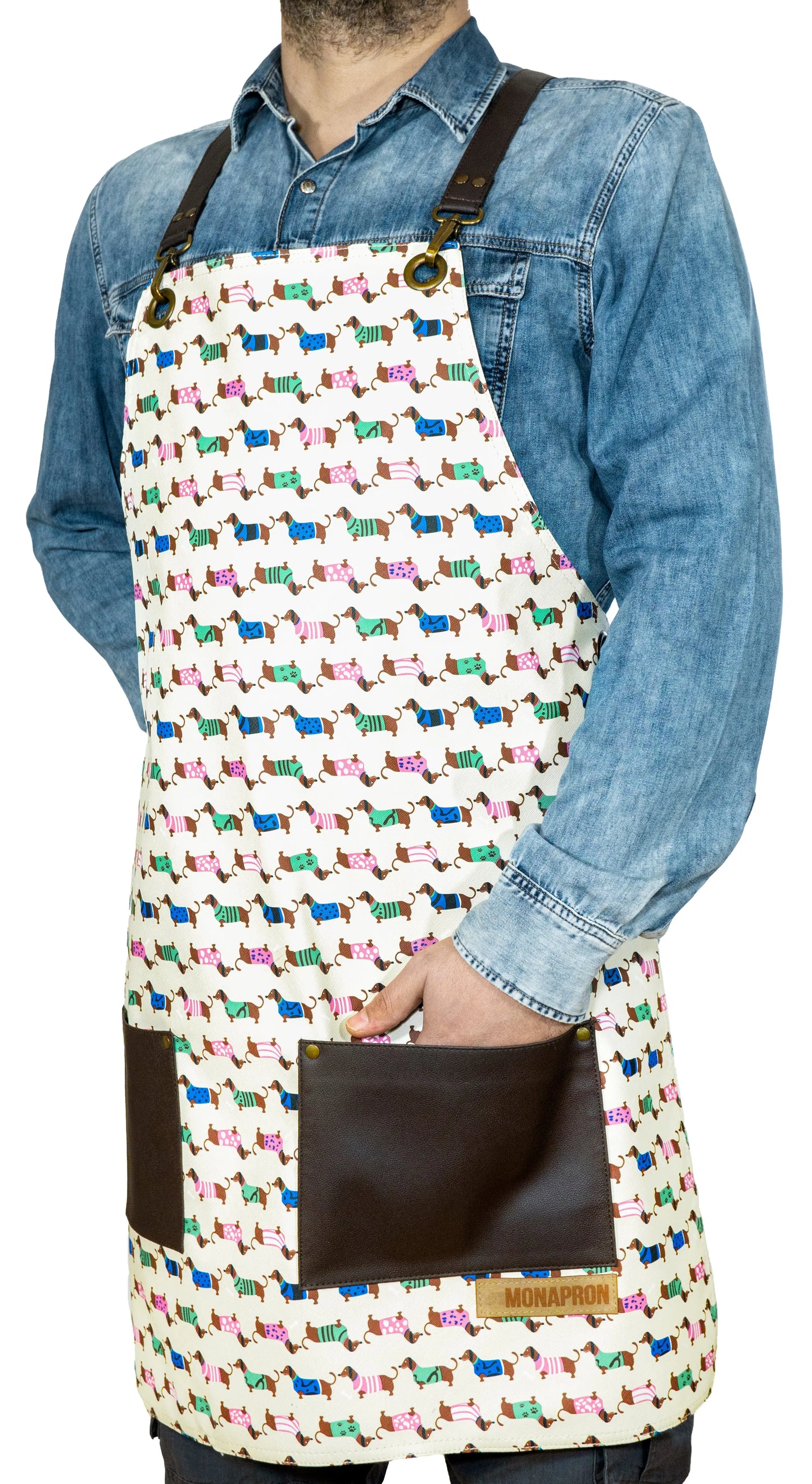 apron - önlük - 87 Eliot Vegan Leather Apron - Monapron