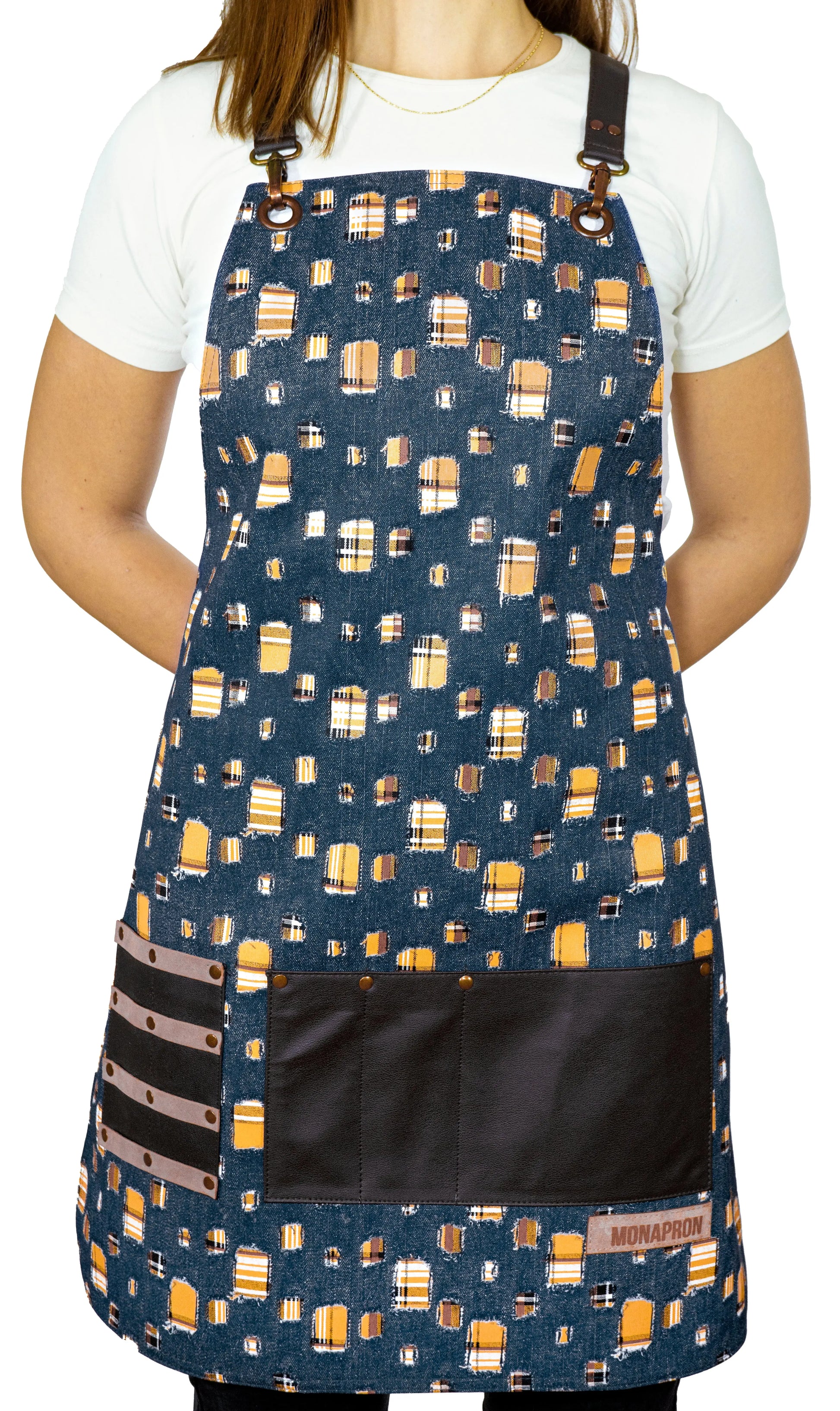 apron - önlük - 85 Dickens Vegan Leather Apron - Monapron