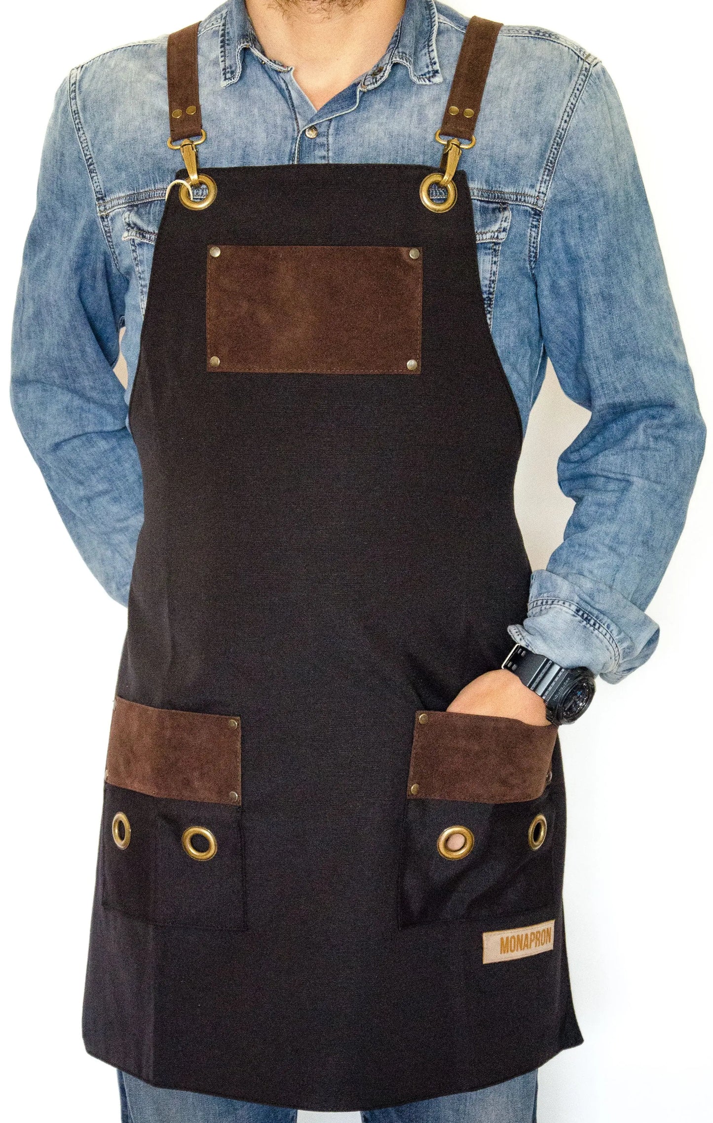 apron - önlük - 18 Ronsard Black Apron - Monapron