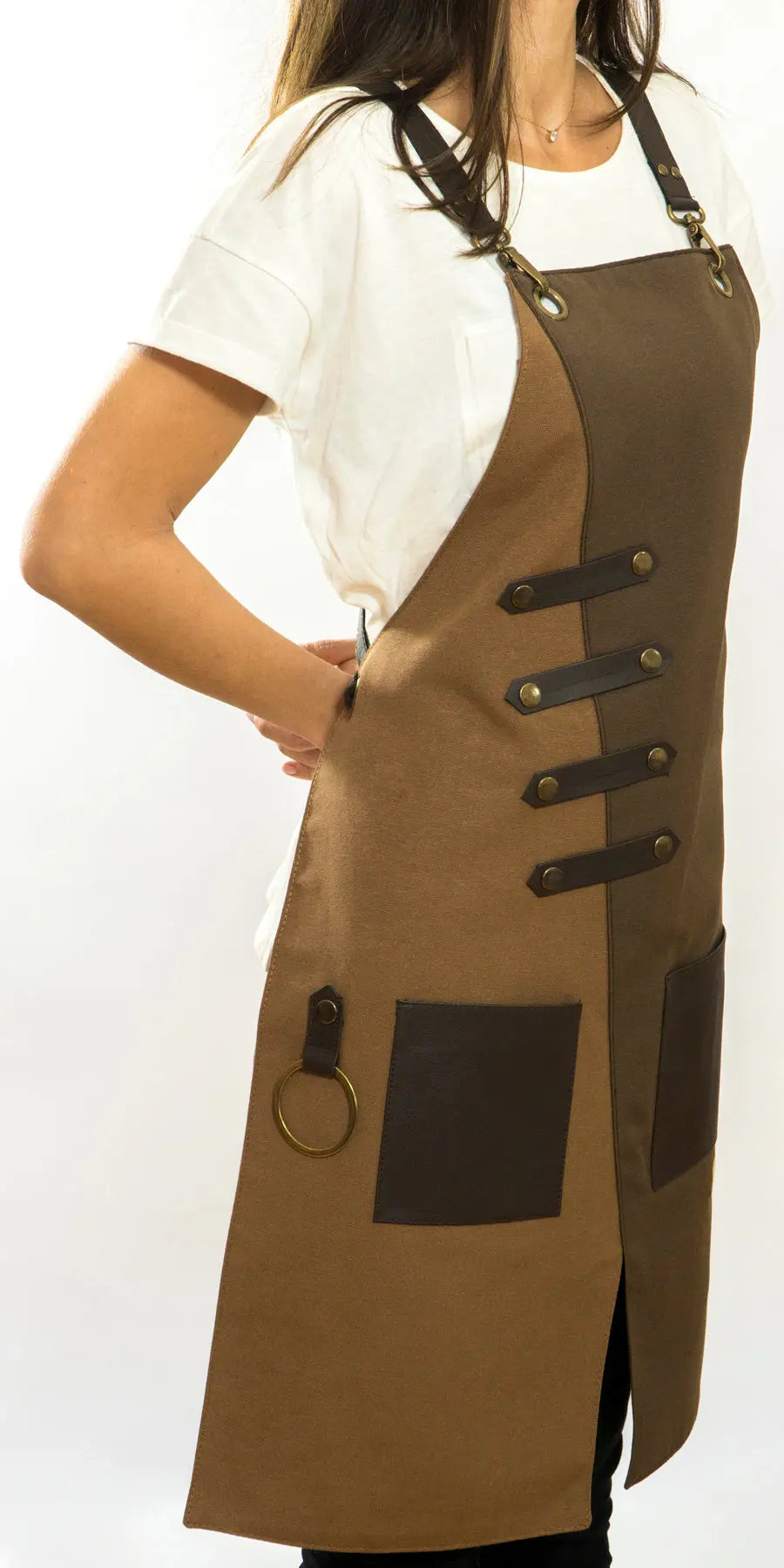 apron - önlük - 02 Miro Brown Apron - Monapron