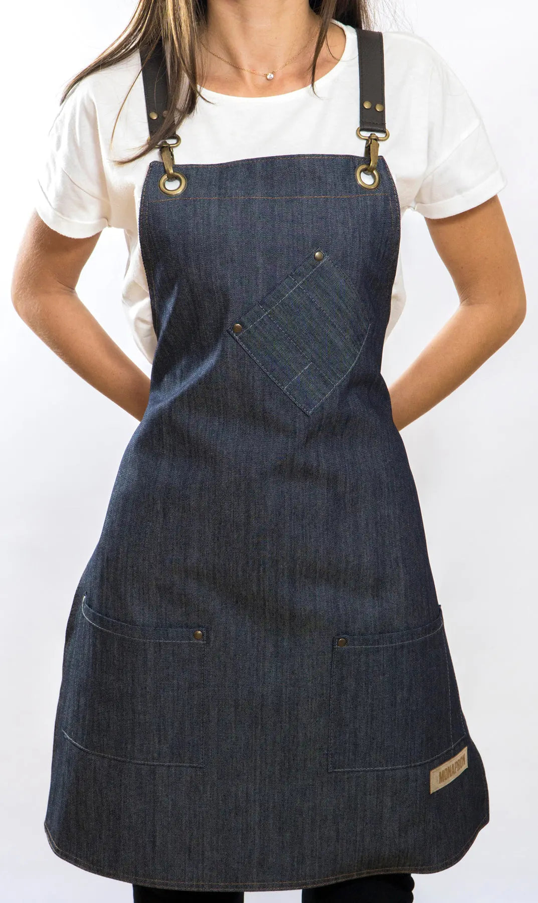 apron - önlük - 21 Filippo Denim Apron - Monapron
