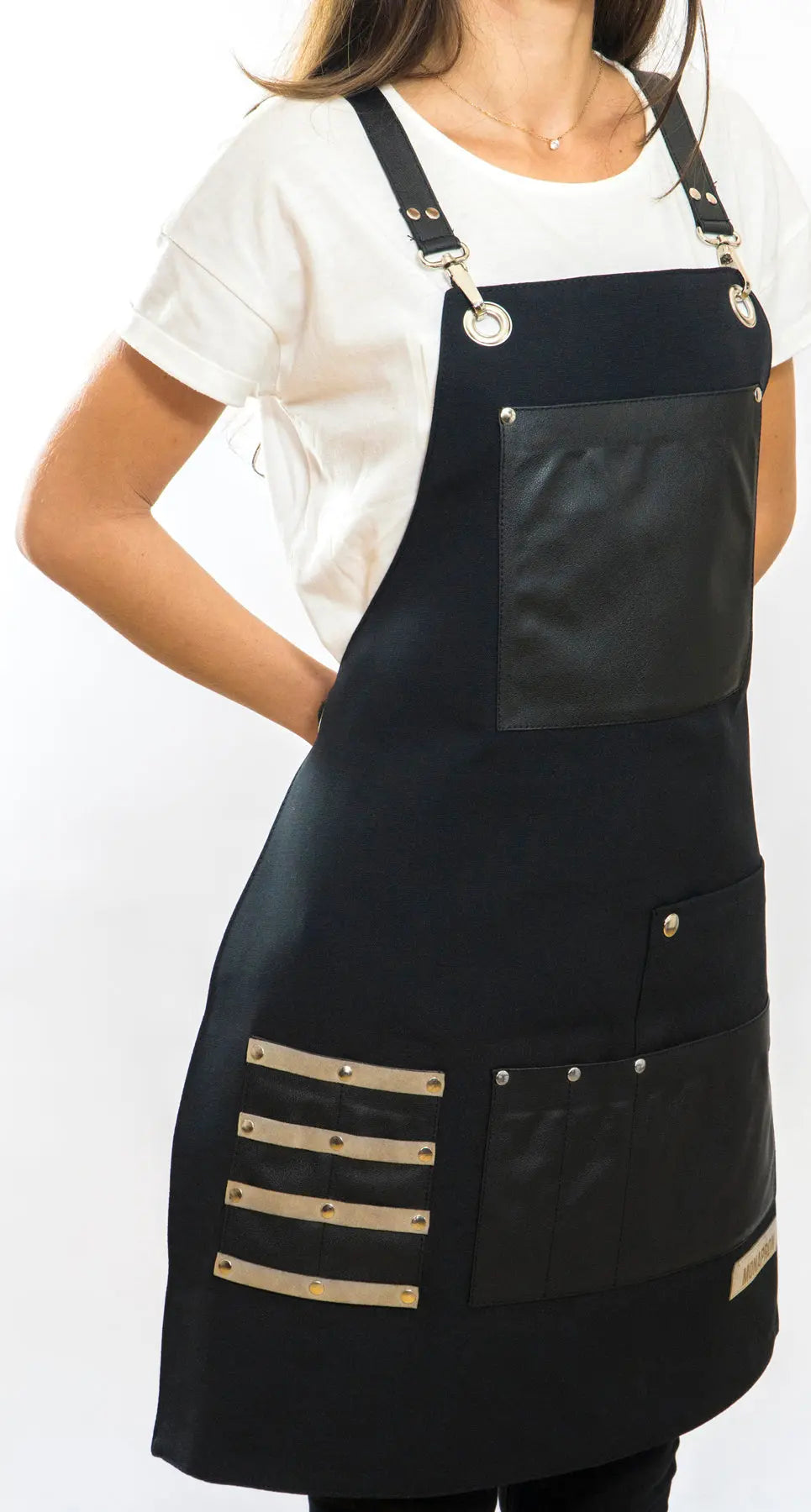 apron - önlük - 09 Titian Black Apron - Monapron