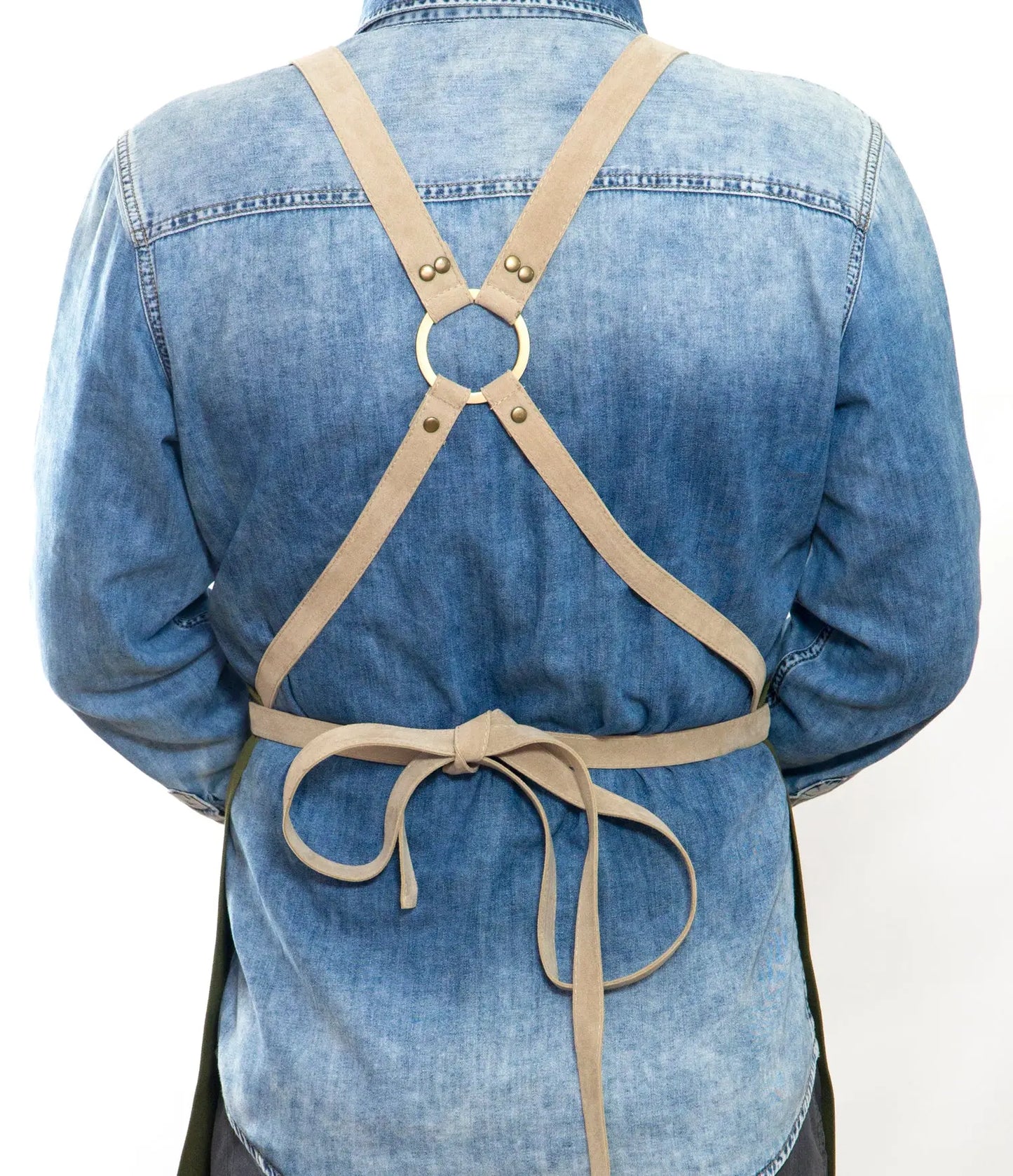 apron - önlük - 06 Ghiberti Green Apron - Monapron