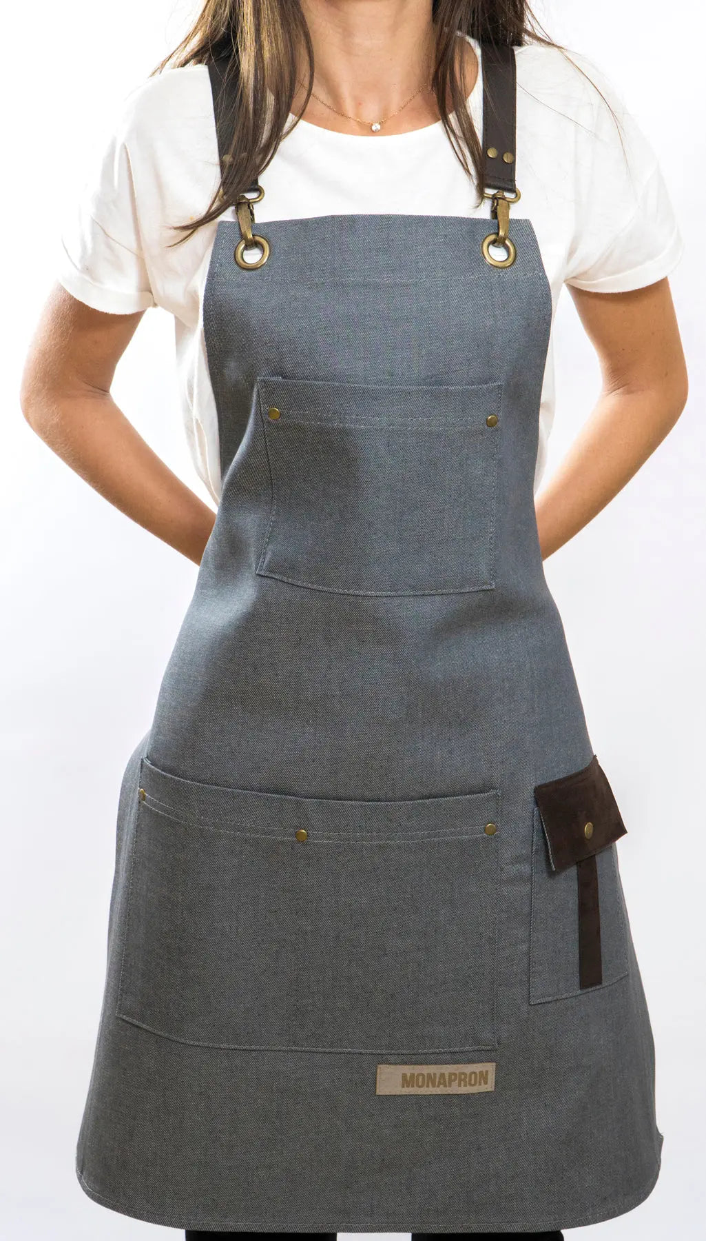 apron - önlük - 13 Mantegna Denim Apron - Monapron