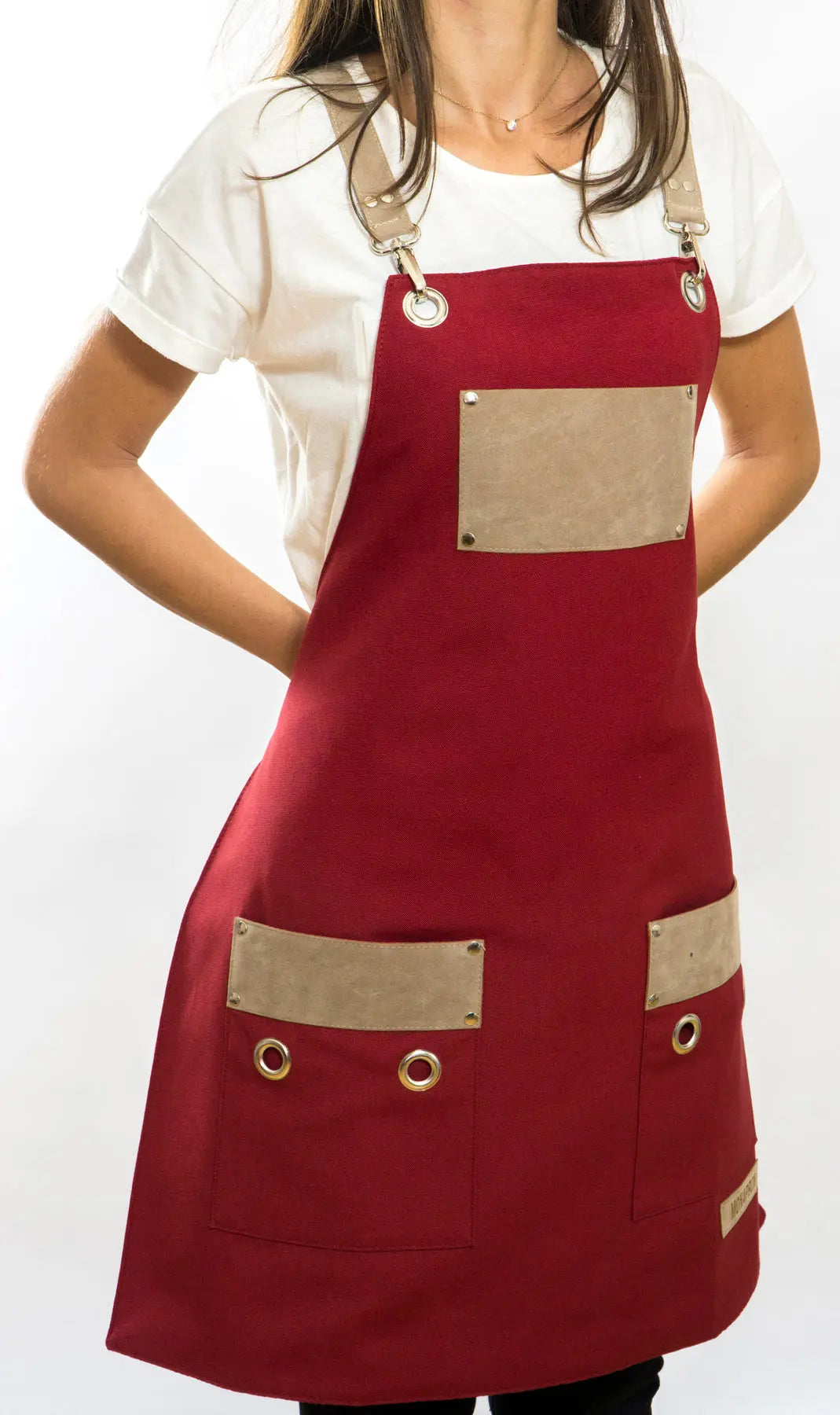 apron - önlük - 18 Ronsard Red Apron - Monapron