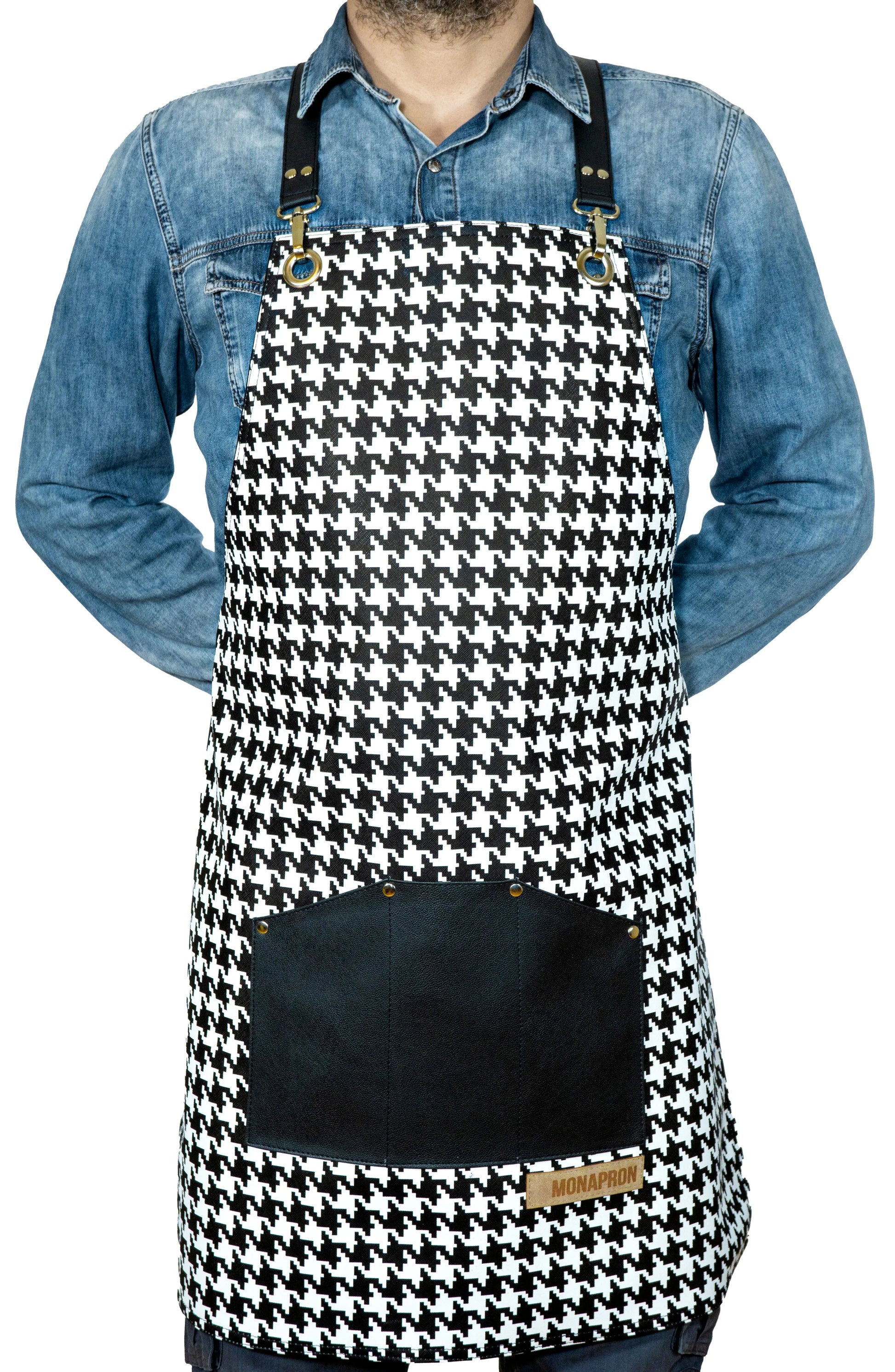 apron - önlük - 84 Dosto Vegan Leather Apron - Monapron