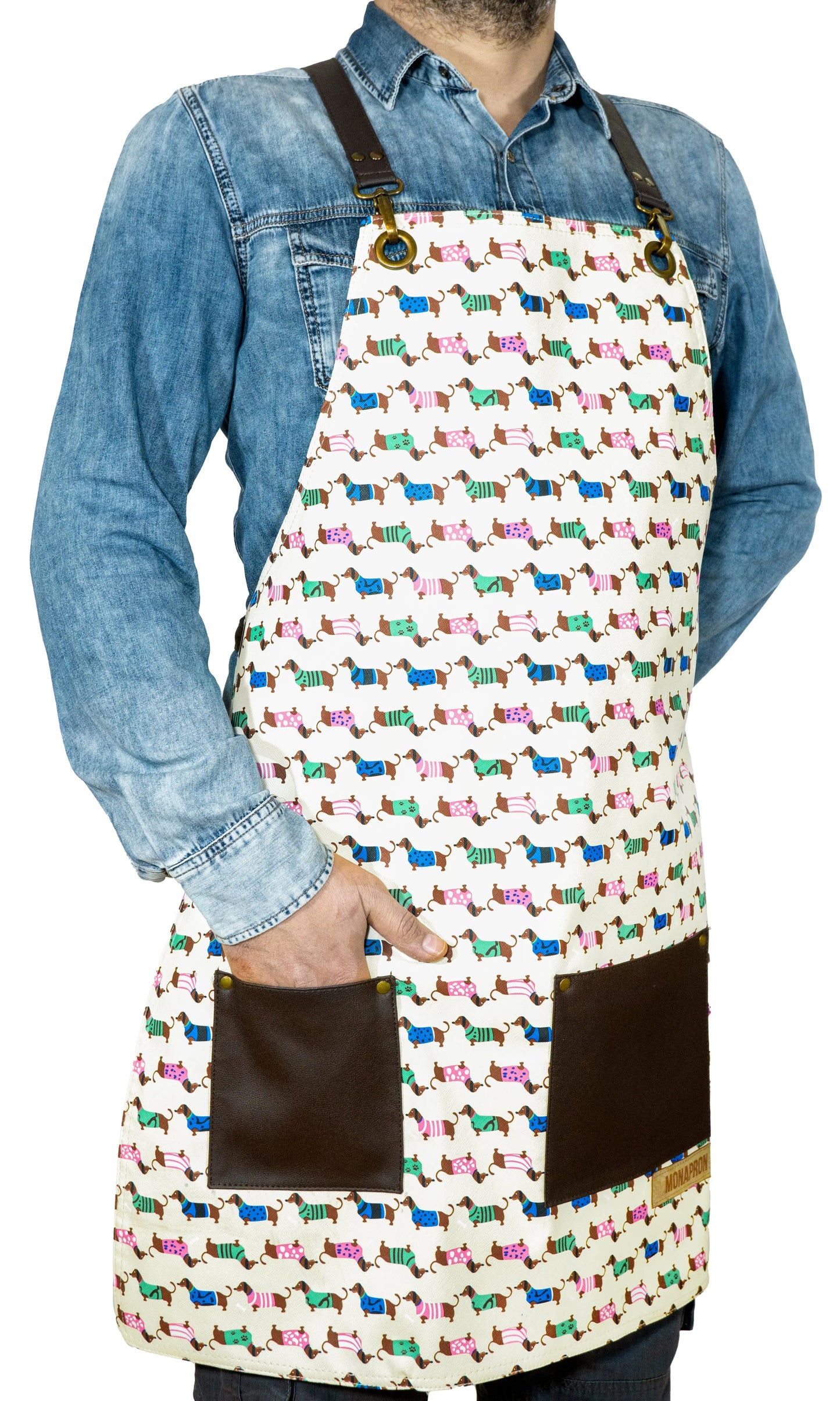 apron - önlük - 87 Eliot Vegan Leather Apron - Monapron