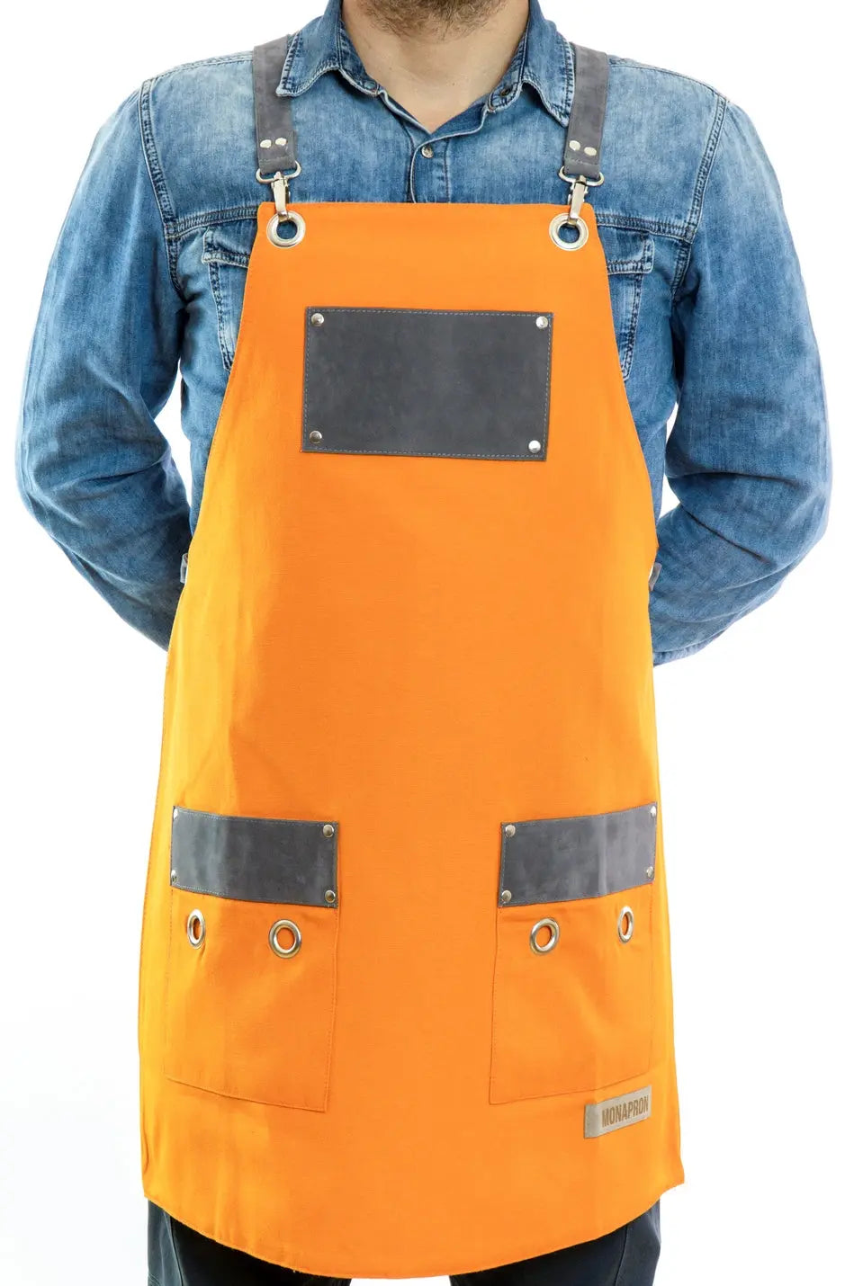 apron - önlük - 18 Ronsard Orange Kitchen Apron - Monapron