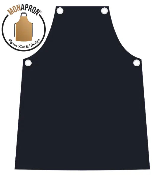 apron - önlük - Kitchen Towels and Dark Blue Apron Sample - Monapron