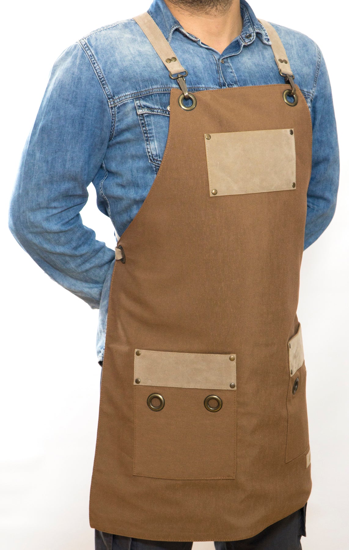 18 Ronsard Brown Apron - Monapron