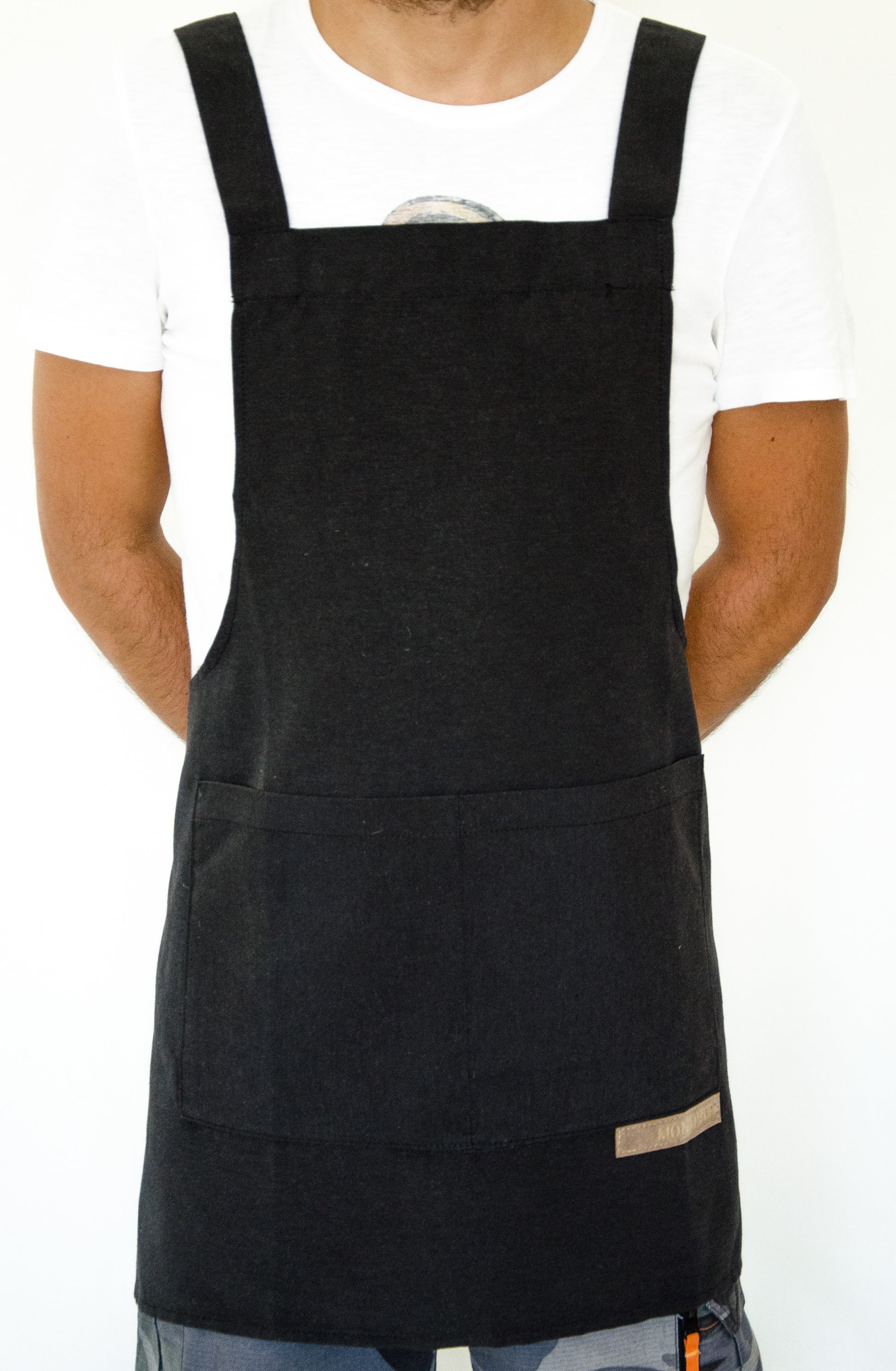 05 Monet Black Apron - Monapron